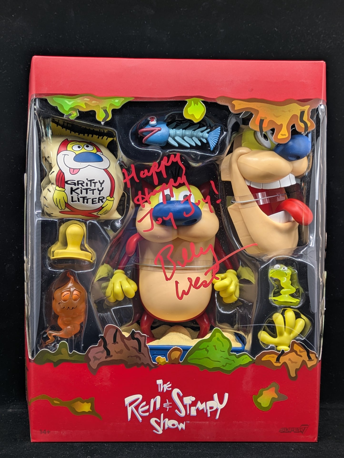 Stimpy - 7 inch- Signed by Buddy West