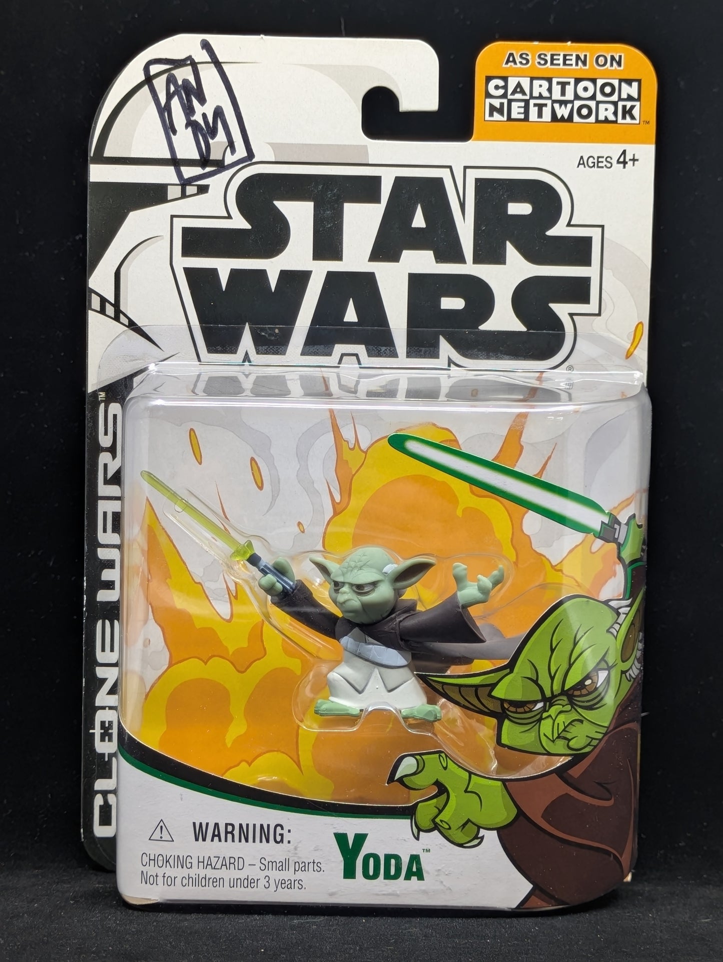 Yoda - Cartoon Network - Autographed by Andy Suriano