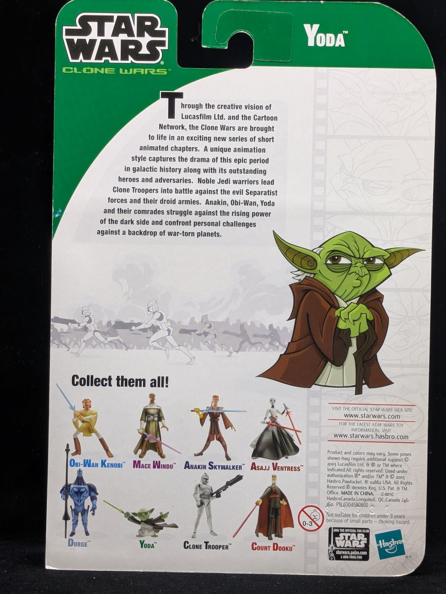 Yoda - Cartoon Network - Autographed by Andy Suriano