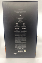 Back view of a product packaging with text and logos on a white background