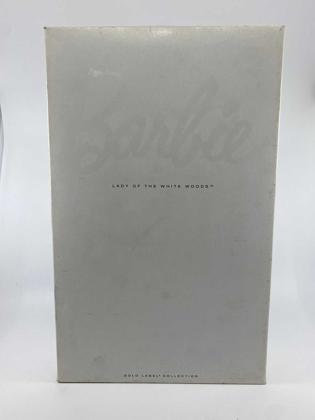 Box with 'Sculpture' and 'Lady of the White Woods' text on a white background