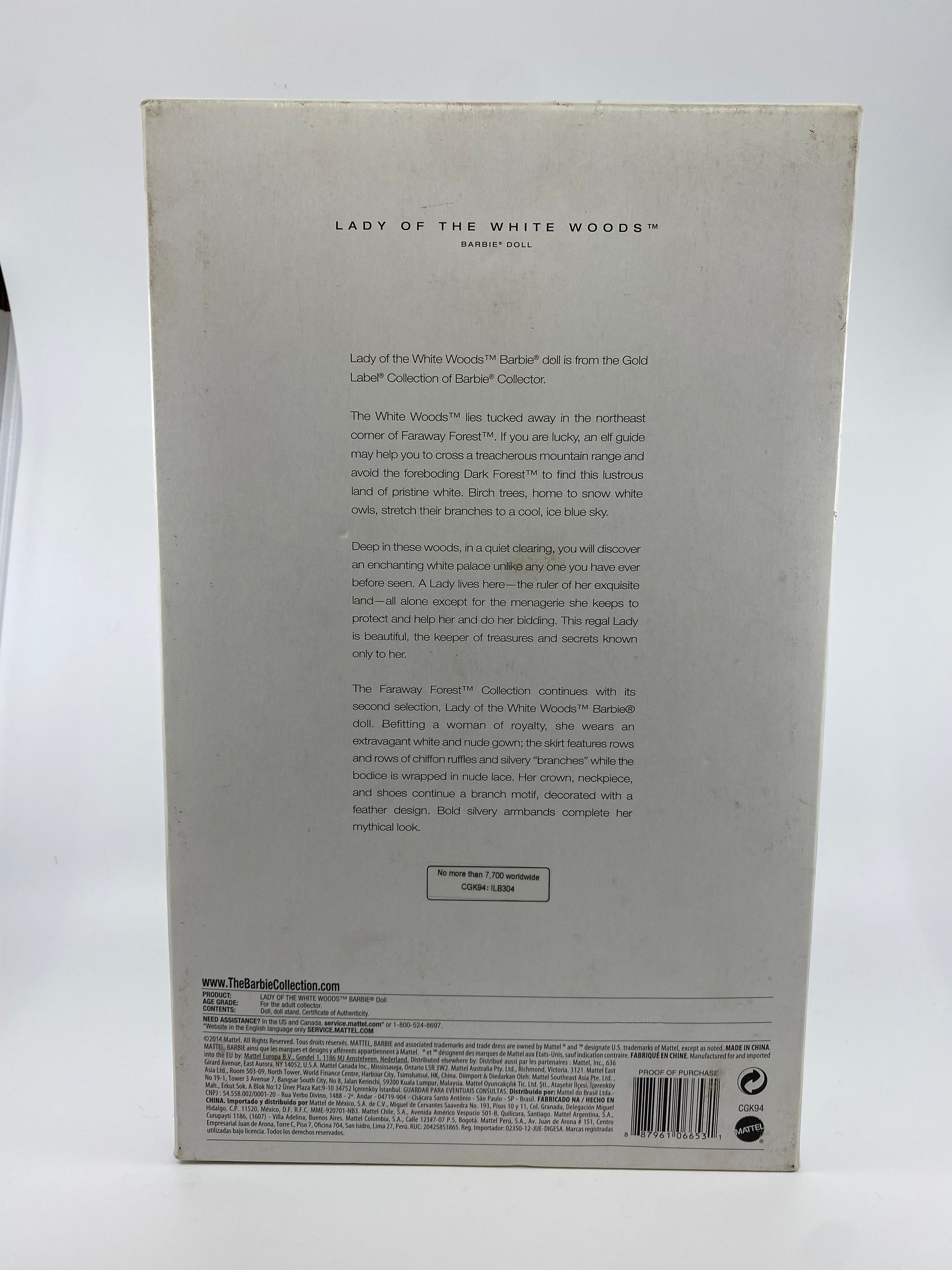 Lady of the White Woods Barbie - Gold Label Collection