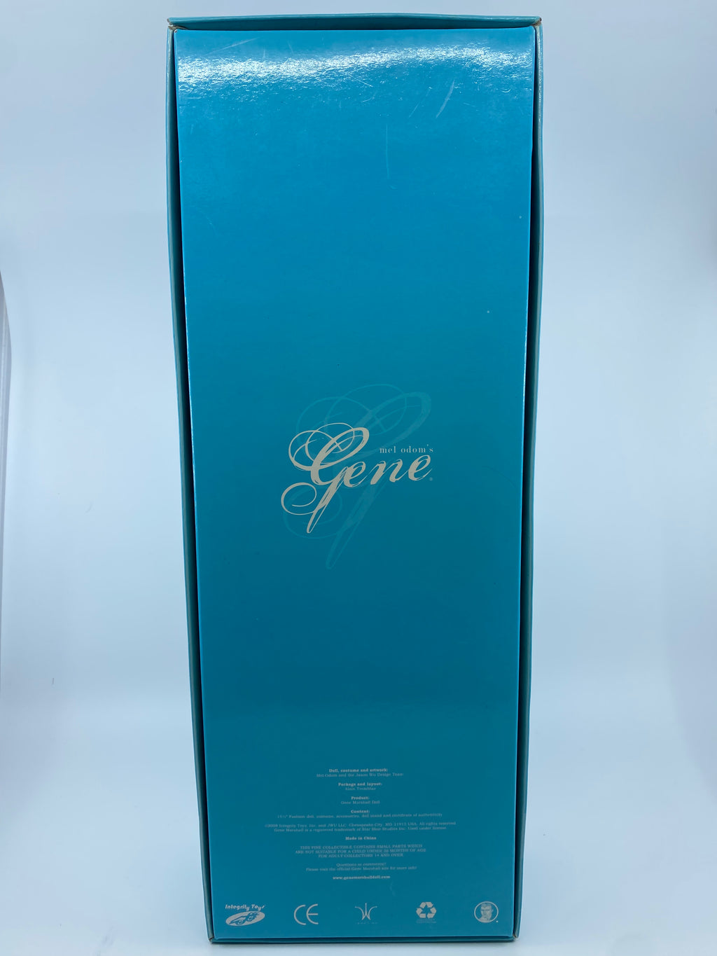 Blue box with 'Gene' branding on a white background
