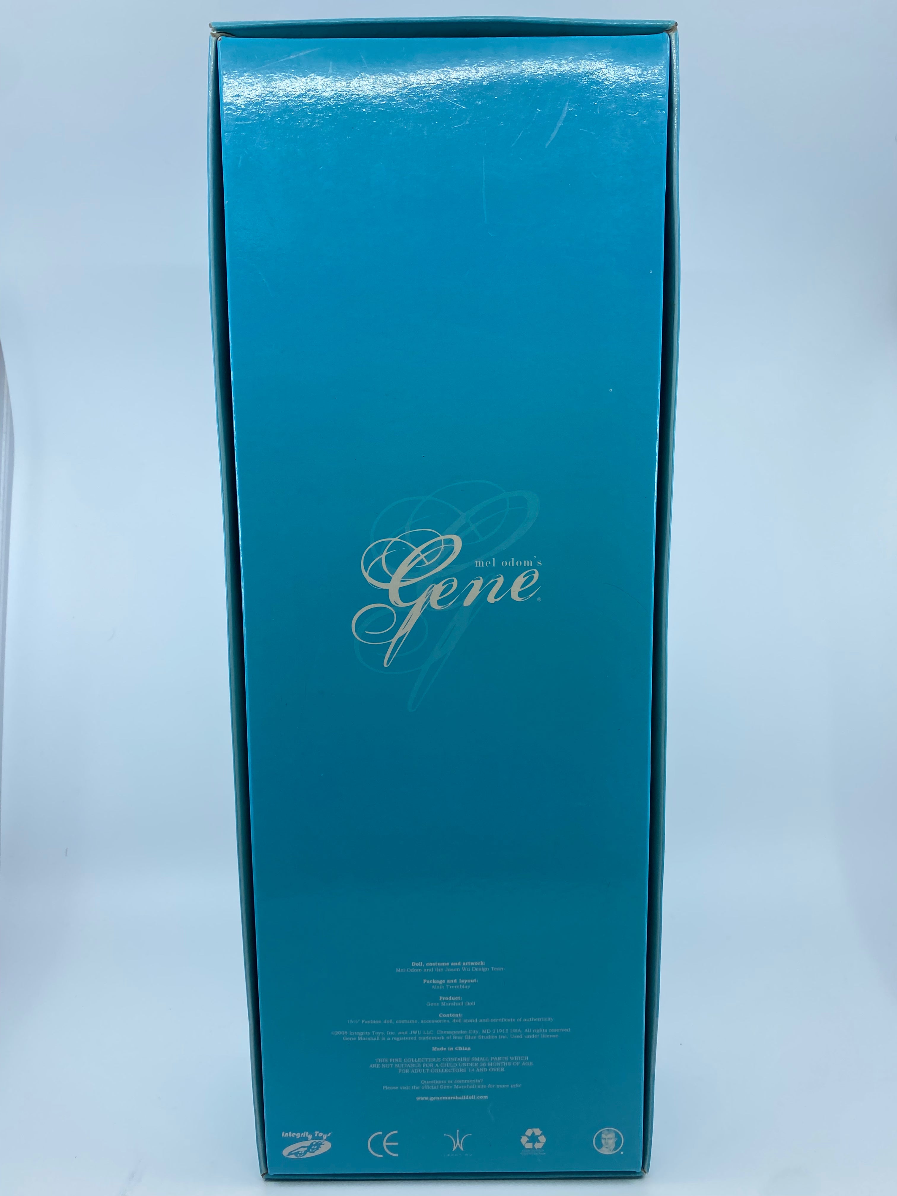 Blue box with 'Gene' branding on a white background