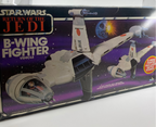 Boxed B-Wing Fighter toy from Star Wars Return of the Jedi on a white background