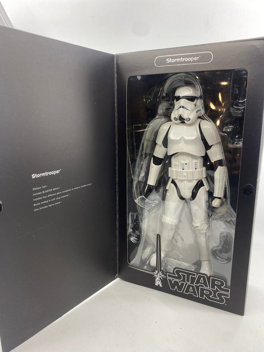 Star Wars Stormtrooper figure in packaging on a white background