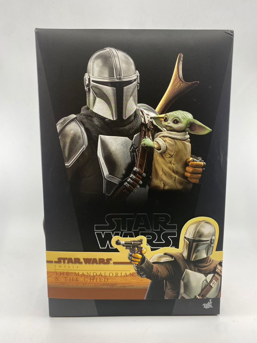 Star Wars packaging featuring The Mandalorian and The Child