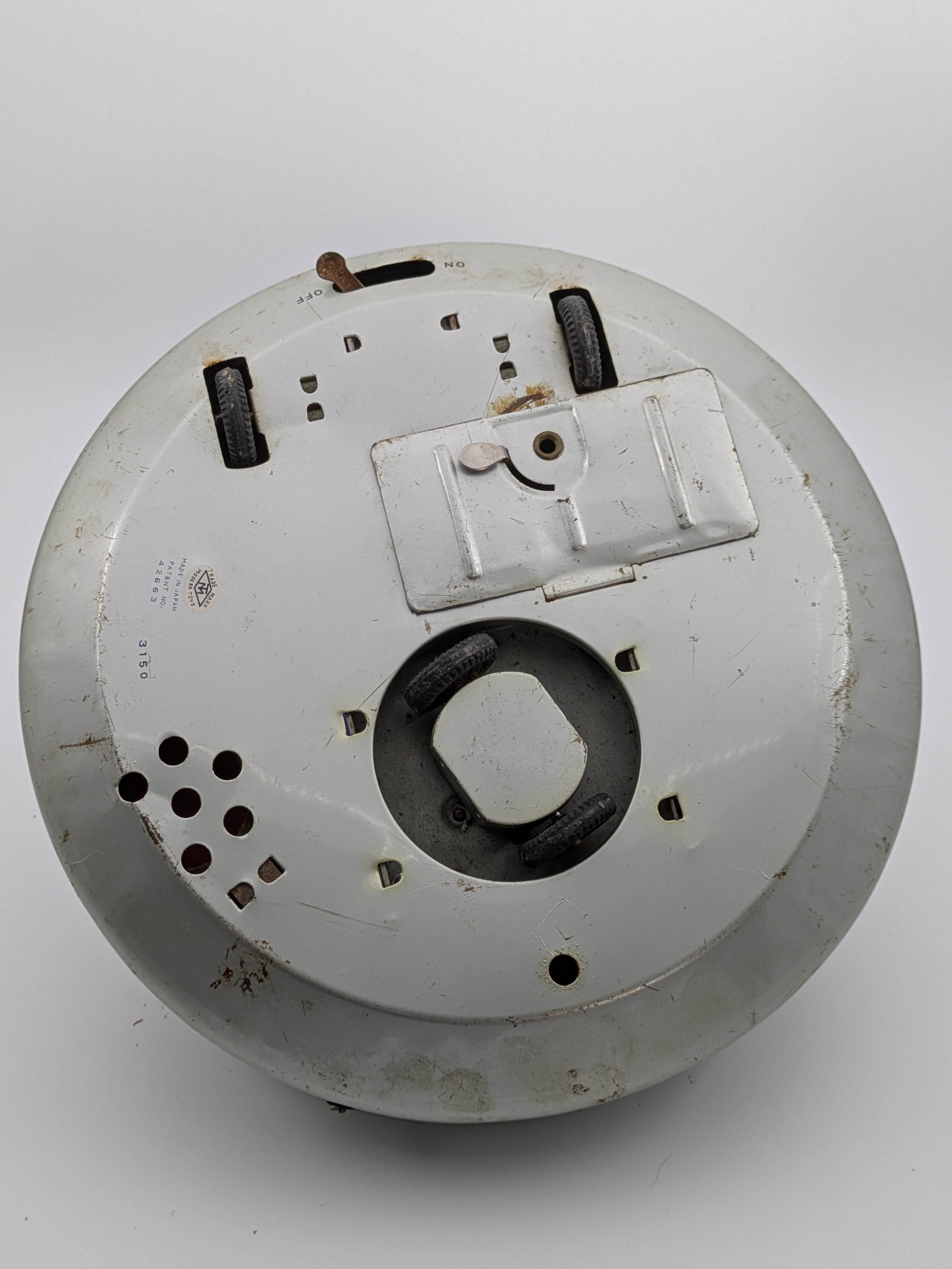 Mechanical component on a white background