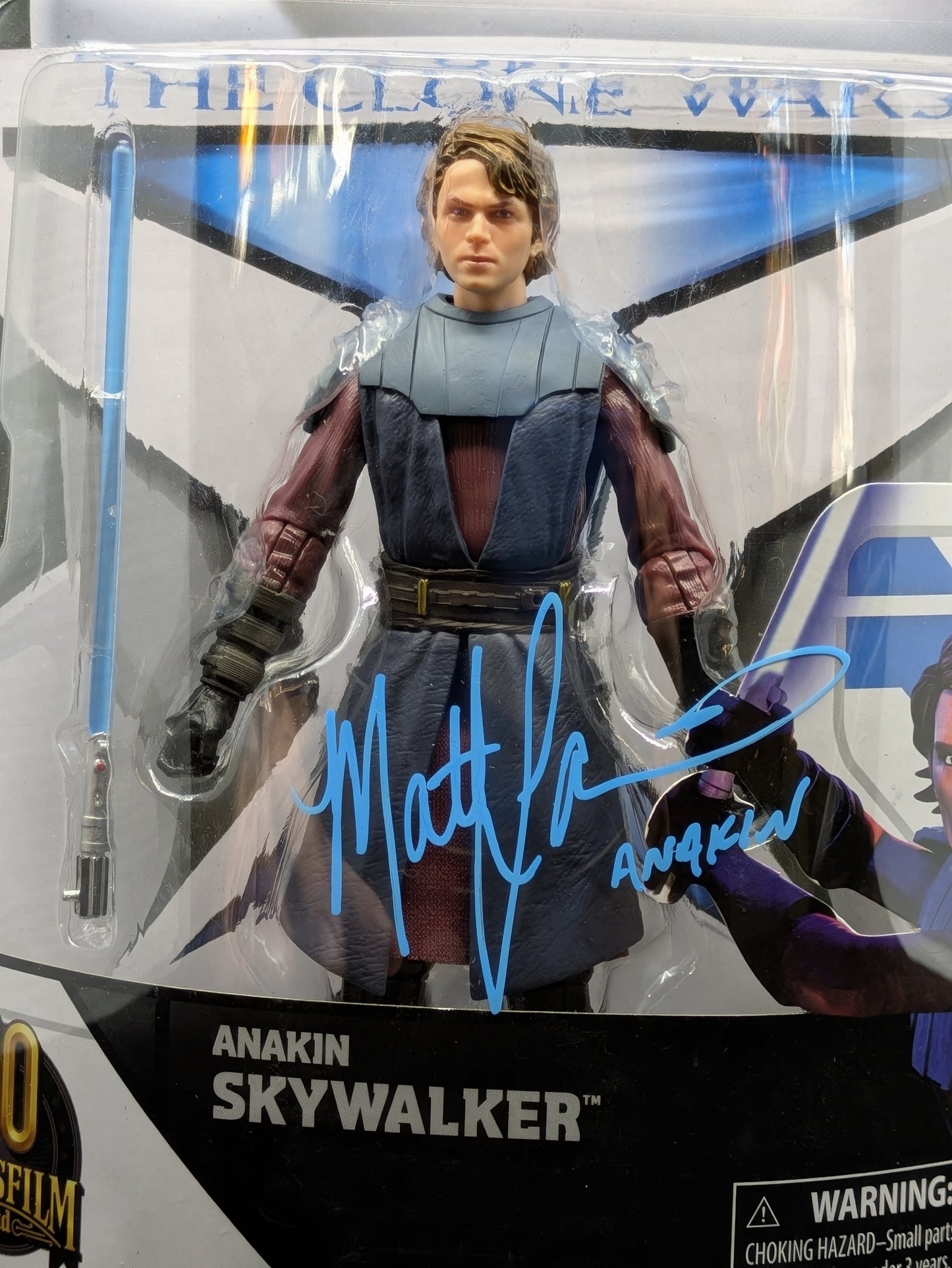 Anakin Skywalker - The Clone Wars - Signed by Matt Lanter
