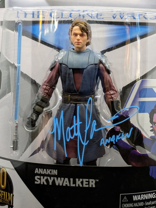 Anakin Skywalker - The Clone Wars - Signed by Matt Lanter