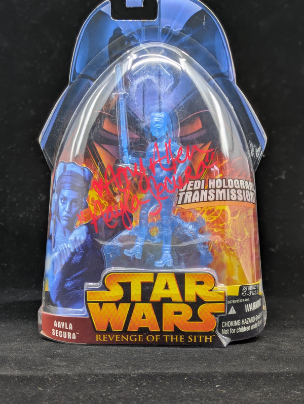 Aayla Secura - Jedi Hologram Transmission - 67 - Signed by Amy Allen