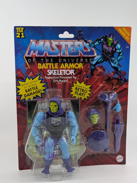 Battle Armor Skeletor - signed  by Alan Oppenheimer