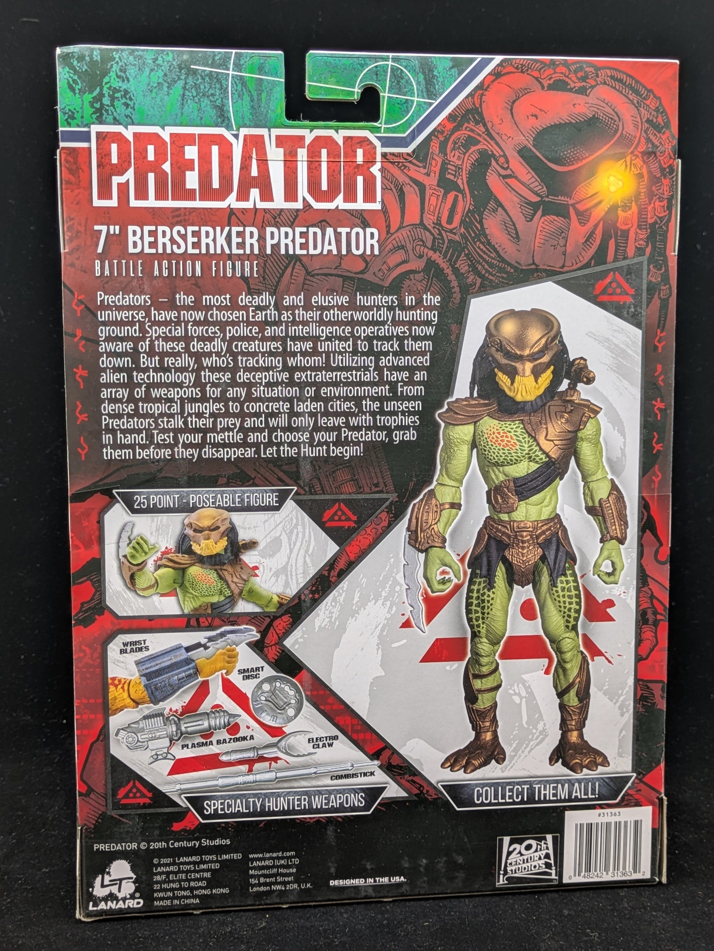 Berserker Predator - 7 inch - Predator Collection - Hunter Series