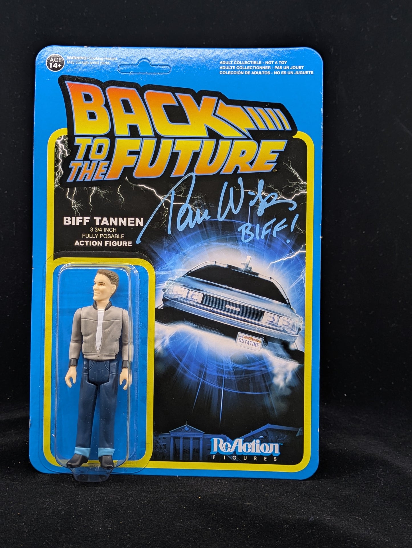 Biff Tannen - 3 1/4 inch Action Figure - Autographed by Tom Wilson