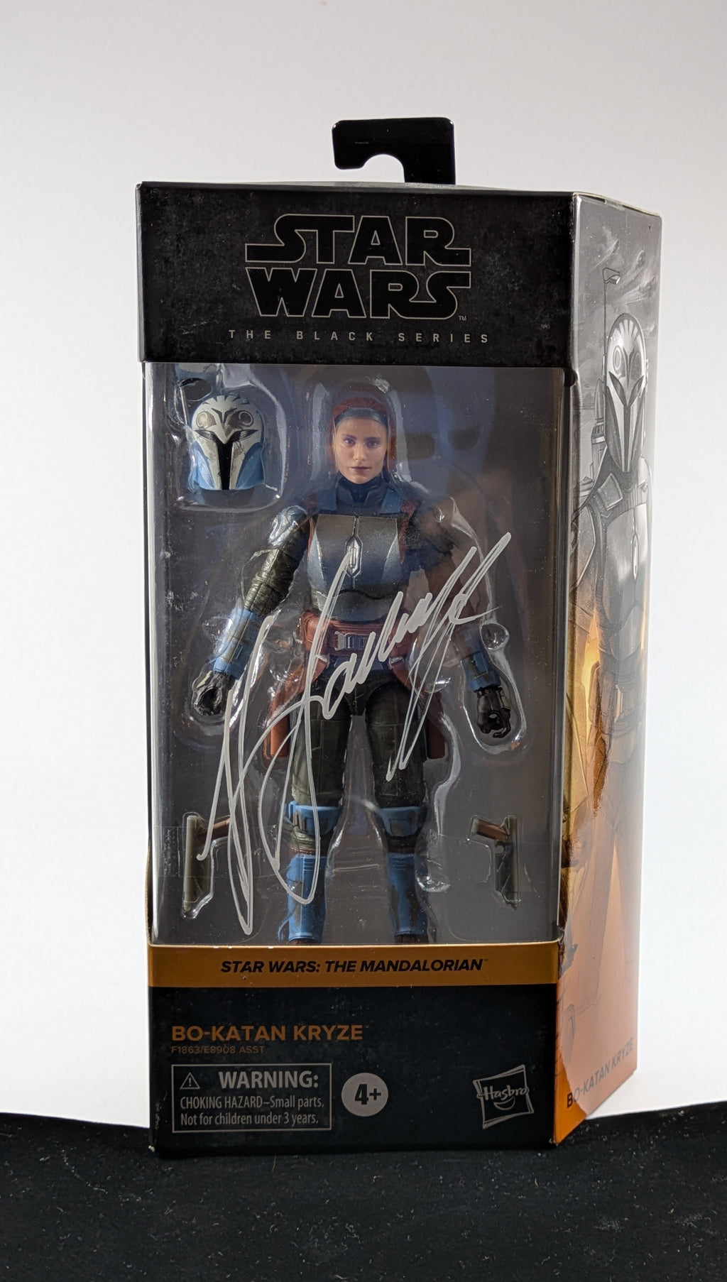 Bo-Katan Kryze- The Black Series - Signed by Katee Sackhoff White Ink