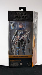 Bo-Katan Kryze- The Black Series - Signed by Katee Sackhoff White Ink