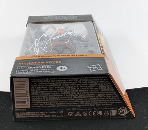 Bo-Katan Kryze- The Black Series - Signed by Katee Sackhoff White Ink