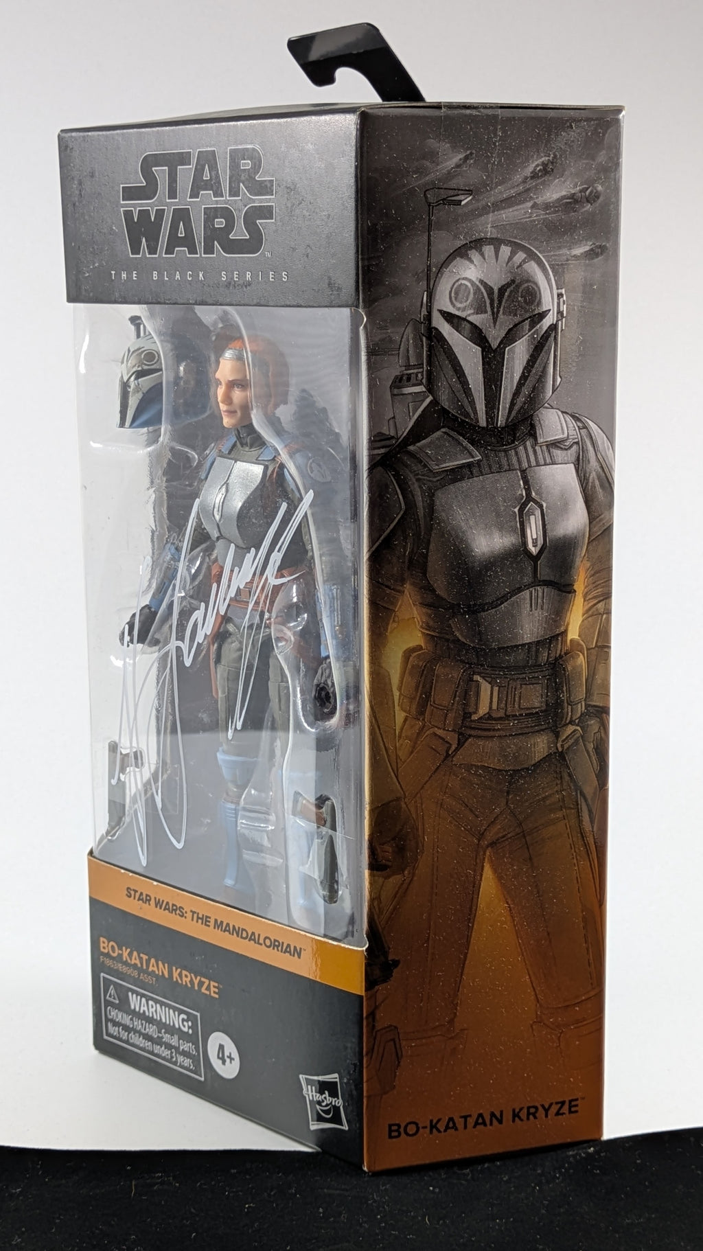 Bo-Katan Kryze- The Black Series - Signed by Katee Sackhoff White Ink