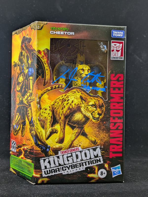 Cheetor - Transformers Generations - Signed by Ian James Corlett