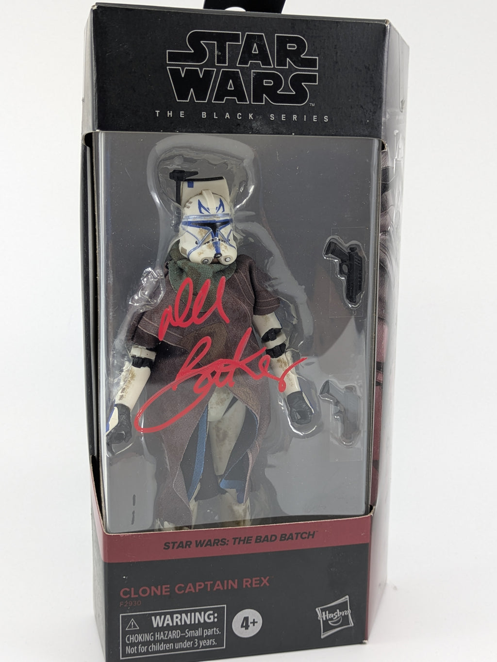 Clone Captain Rex - The Black Series - Signed by Dee Bradley Baker