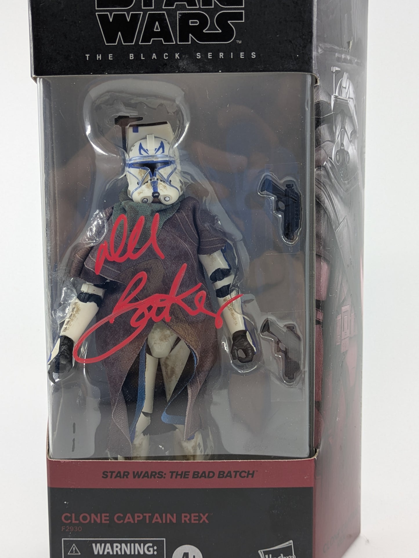 Clone Captain Rex - The Black Series - Signed by Dee Bradley Baker