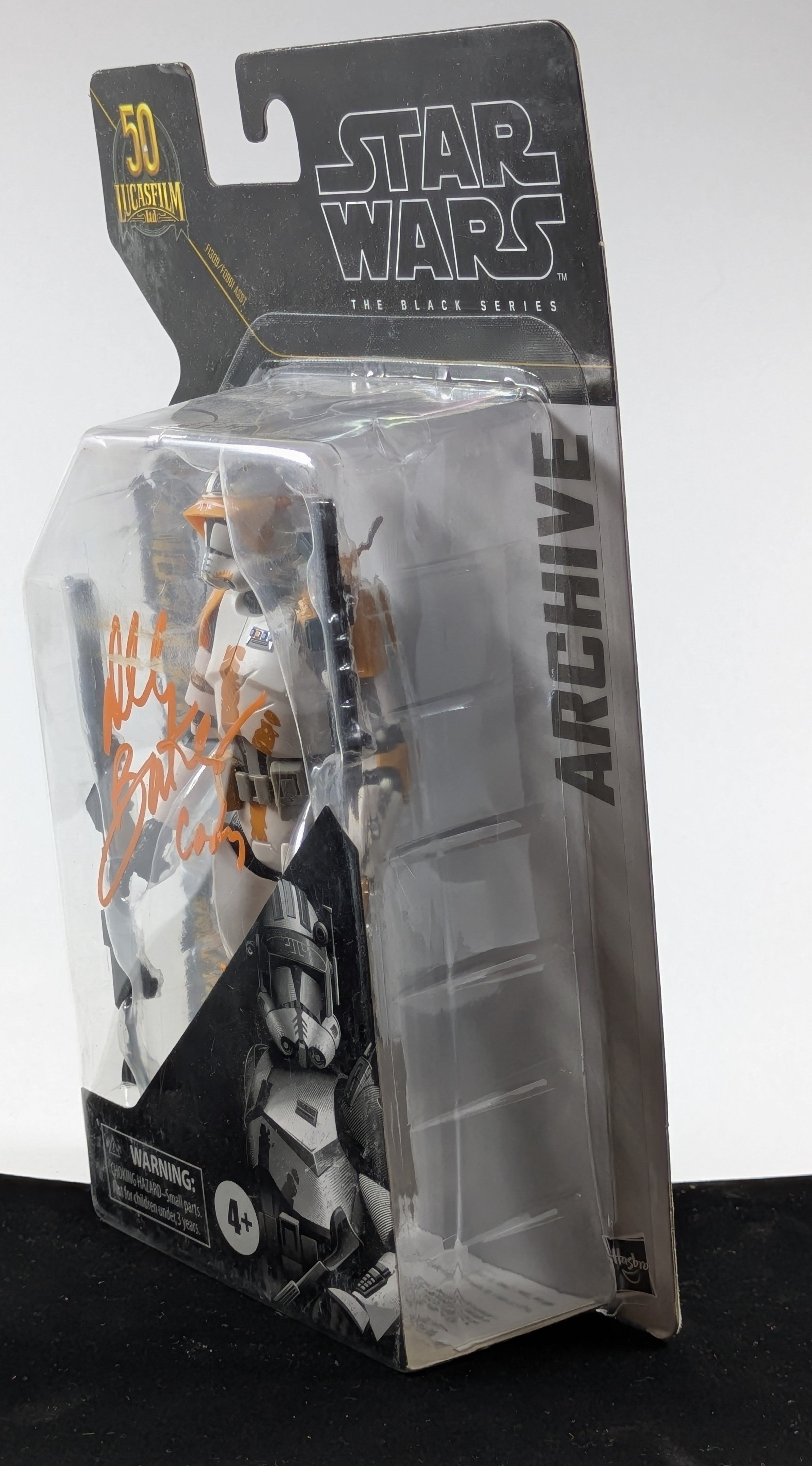 Clone Commander Cody - Black Series Archive - Signed By Dee Bradley Baker - Lucasfilm 50 years