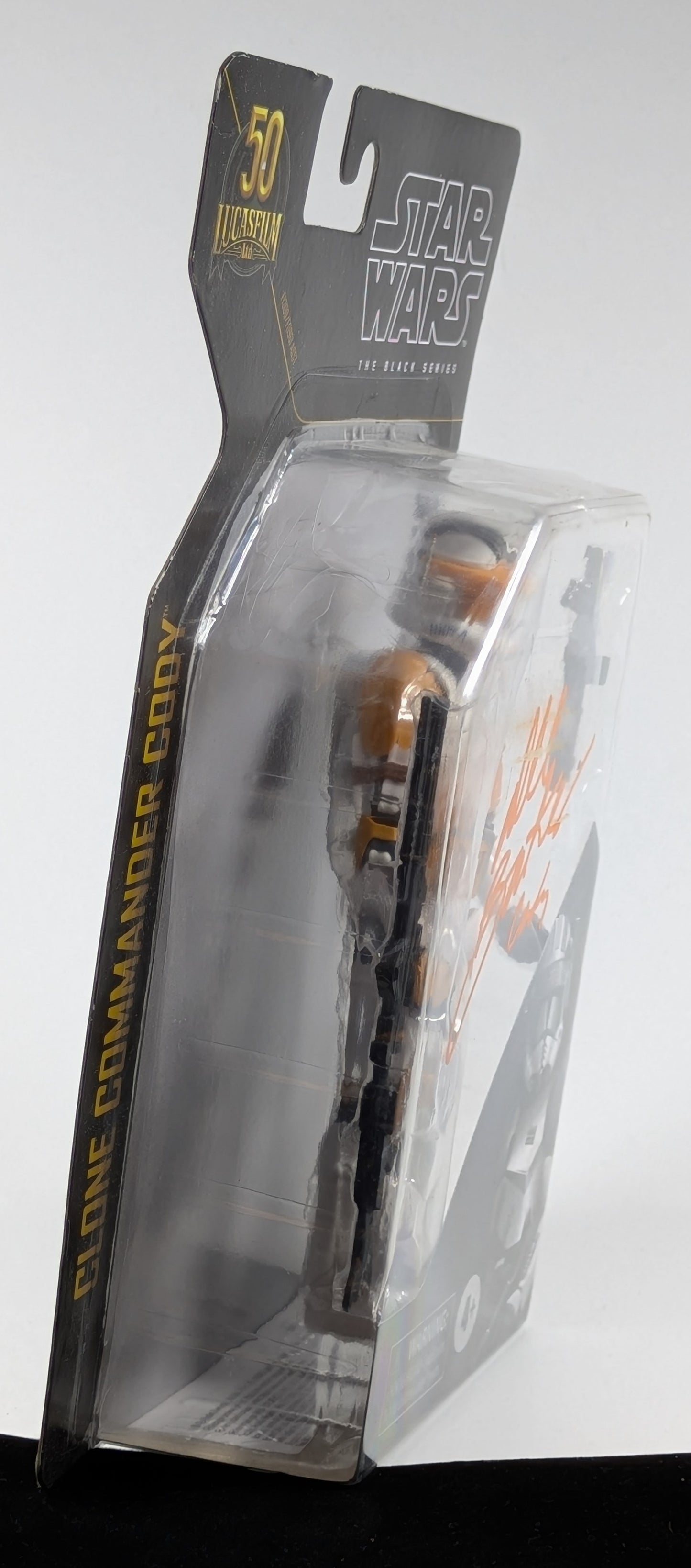 Clone Commander Cody - Black Series Archive - Signed By Dee Bradley Baker - Lucasfilm 50 years
