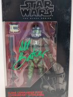 Clone Commander Gree - The Black Series - Signed by Dee Bradley Baker