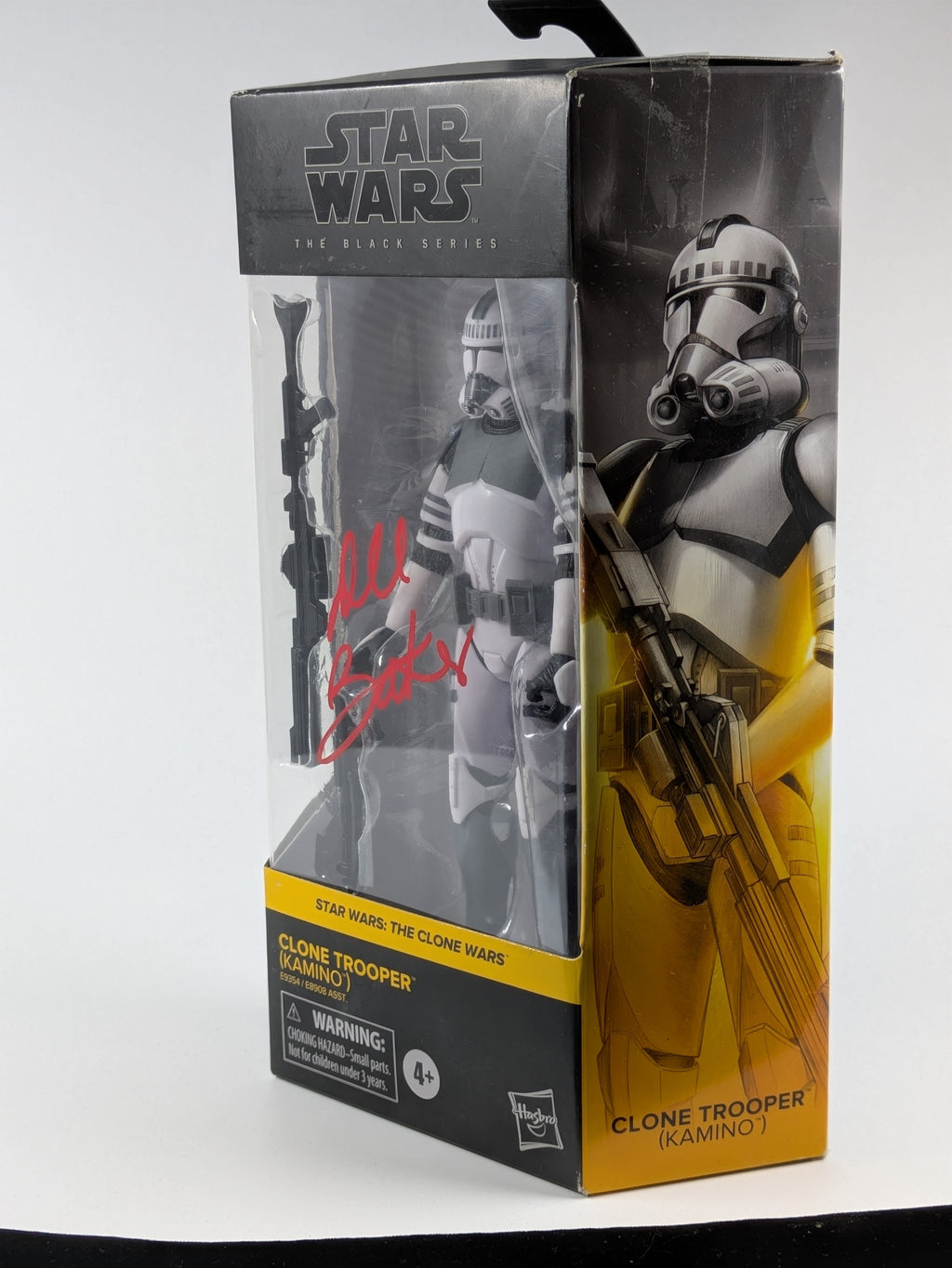 Clone Trooper (Kamino)- The Black Series- The Clone Wars #01 - Signed By Dee Bradley Baker