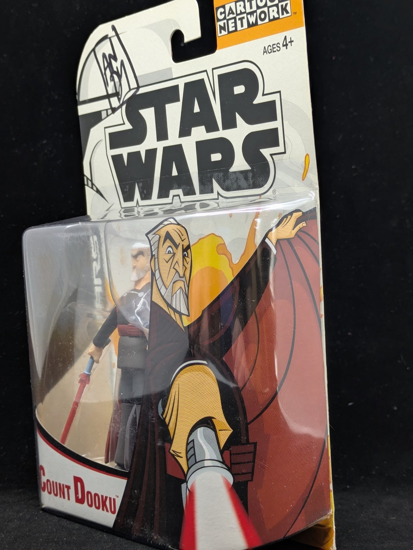 Count Dooku - Cartoon Network - autographed by Andy Suriano