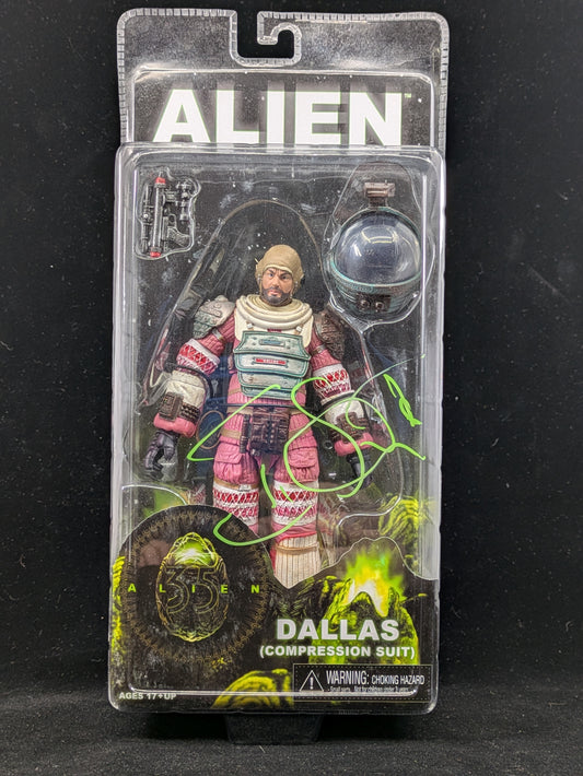 Dallas (Compression Suit) - Alien - Autographed