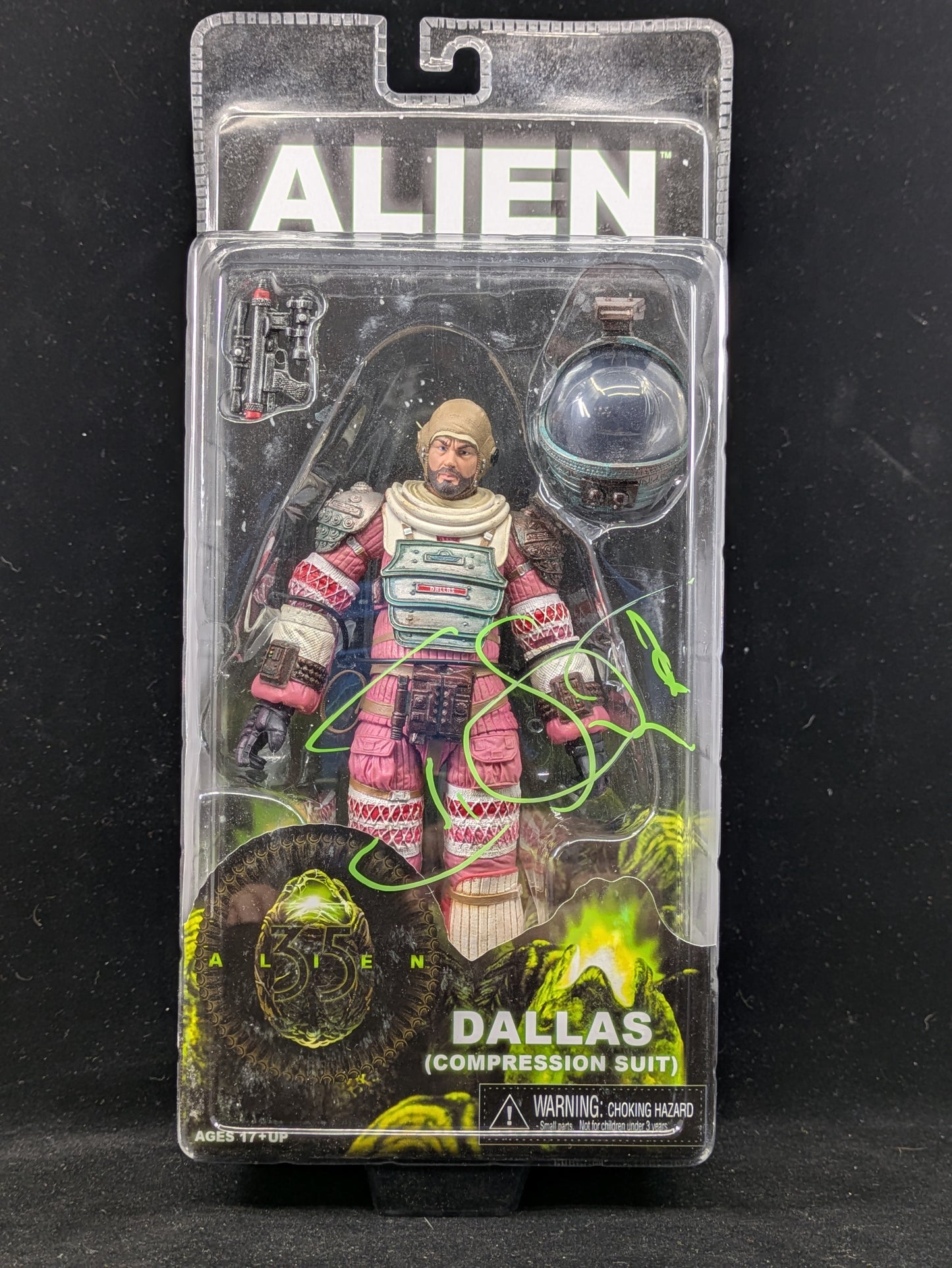 Dallas (Compression Suit) - Alien - Autographed