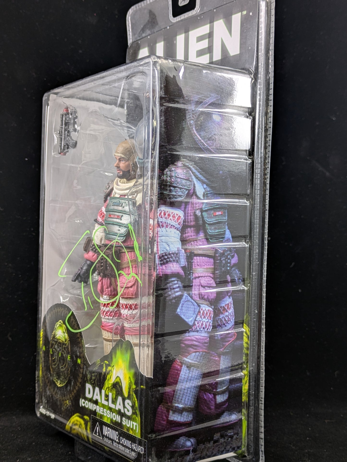 Dallas (Compression Suit) - Alien - Autographed