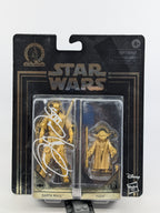 Darth Maul & Yoda - Gold Figures Signed