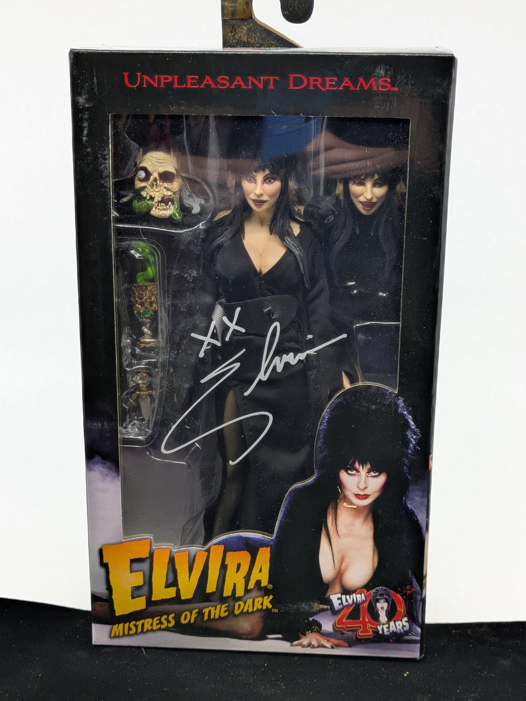 Elvira Mistress of the Dark- 40 Years - Signed by Cassandra Peterson