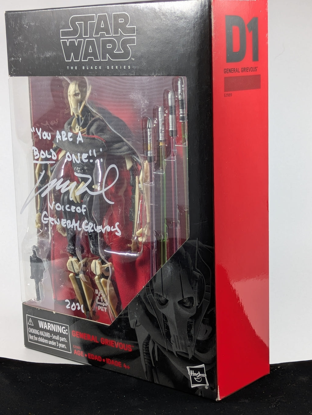 General Grievous - The Black Series D1 - Signed by Matthew Wood