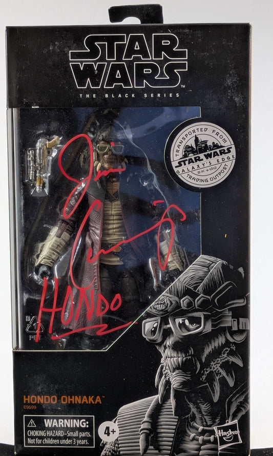 Hondo Ohnaka - Galaxy's Edge- Signed by Jim Cummings Red Ink