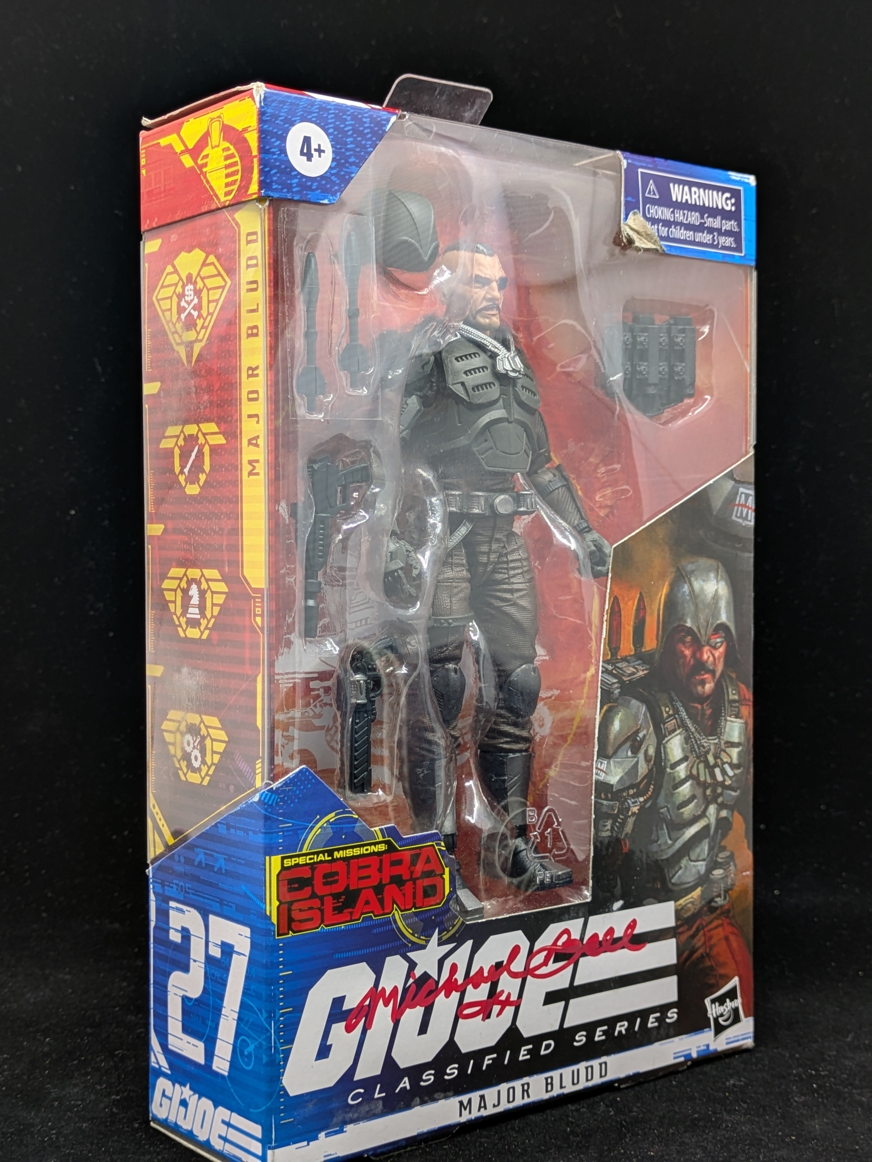 Major Bludd - Special Mission: Cobra Island - # 27 -  Autographed by Michael Ball