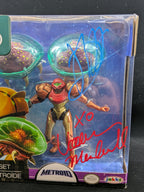 Metroid Set - Samus Aran + 2 Metroid - Signed by Vanessa Marshall