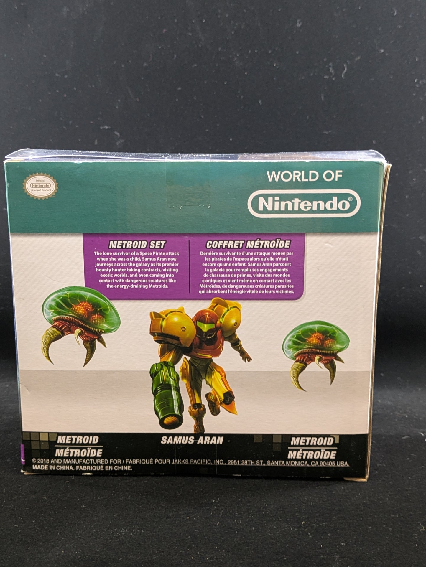 Metroid Set - Samus Aran + 2 Metroid - Signed by Vanessa Marshall