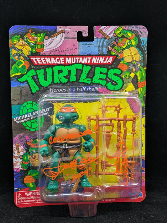 Michaelangelo - Signed by Kevin Eastman & Townsend Coleman