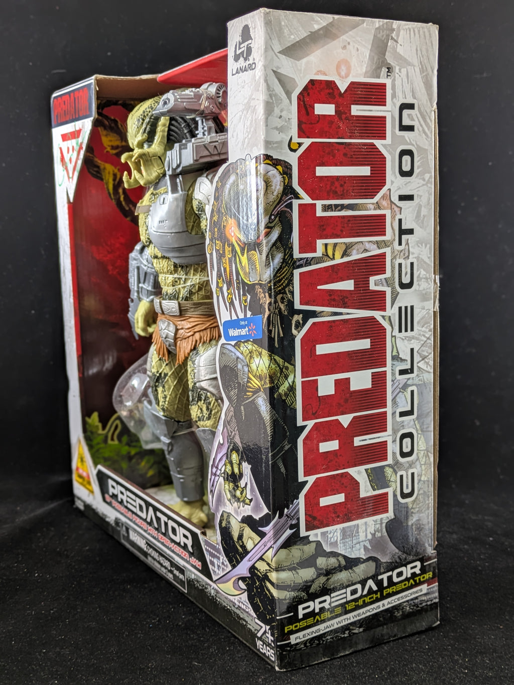 Predator 12 " Posable Battle Action Figure - Lanard - Autographed by Carey Jones