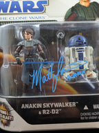 Anakin Skywalker & R2D2 - 3.5 inch- The Clone Wars - Signed by Matt Lanter