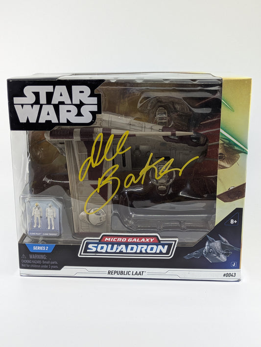 Republic Laat - Micro Galaxy Squadron - Signed by Dee Baker