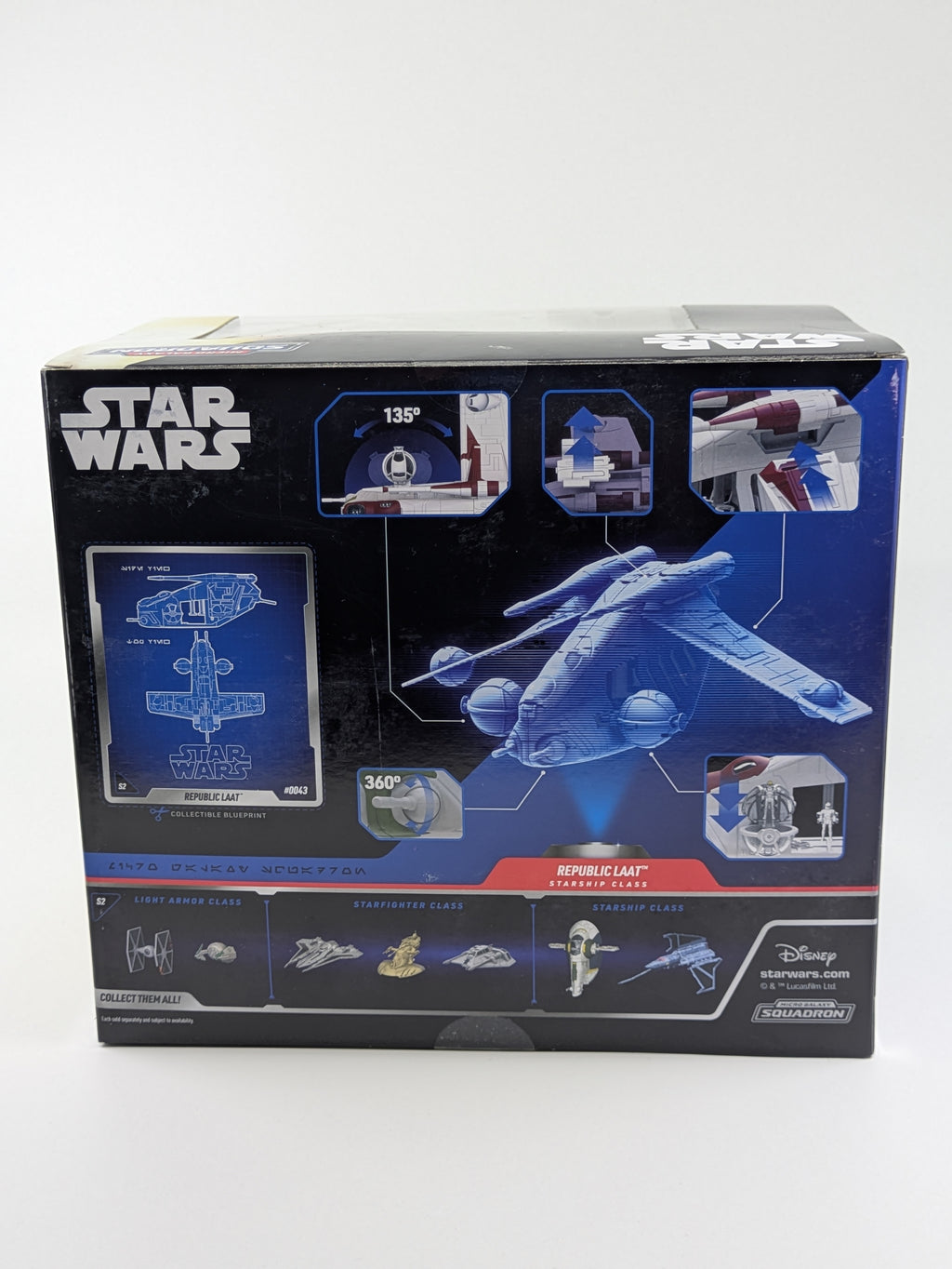 Republic Laat - Micro Galaxy Squadron - Signed by Dee Baker