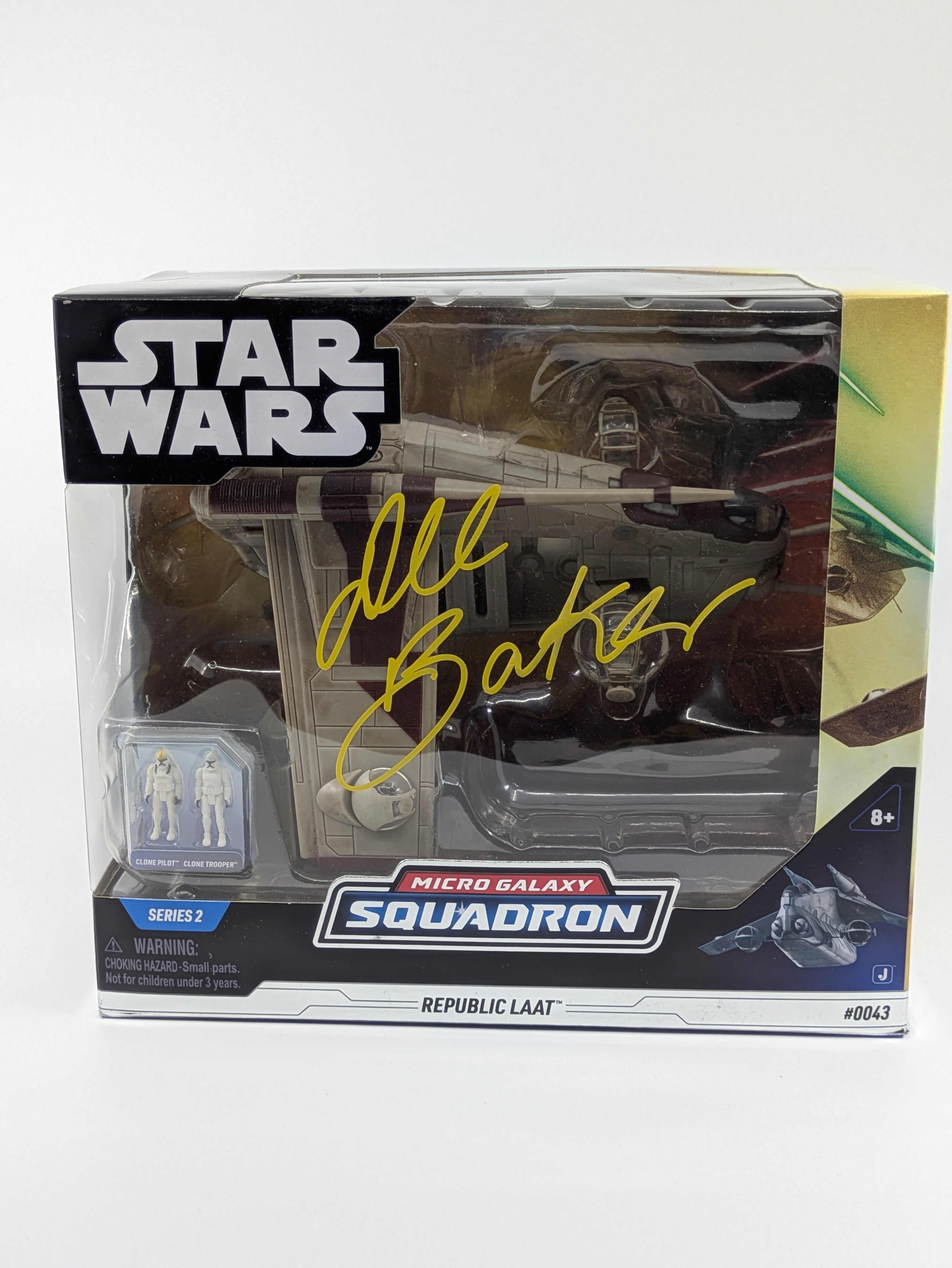 Republic Laat - Micro Galaxy Squadron - Signed by Dee Baker