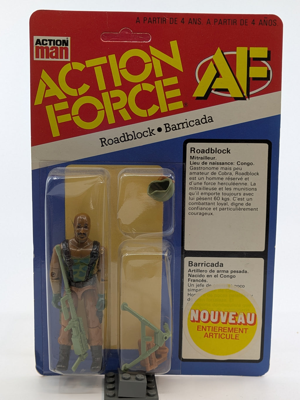 Roadblock - Action Force - Unpunched - French
