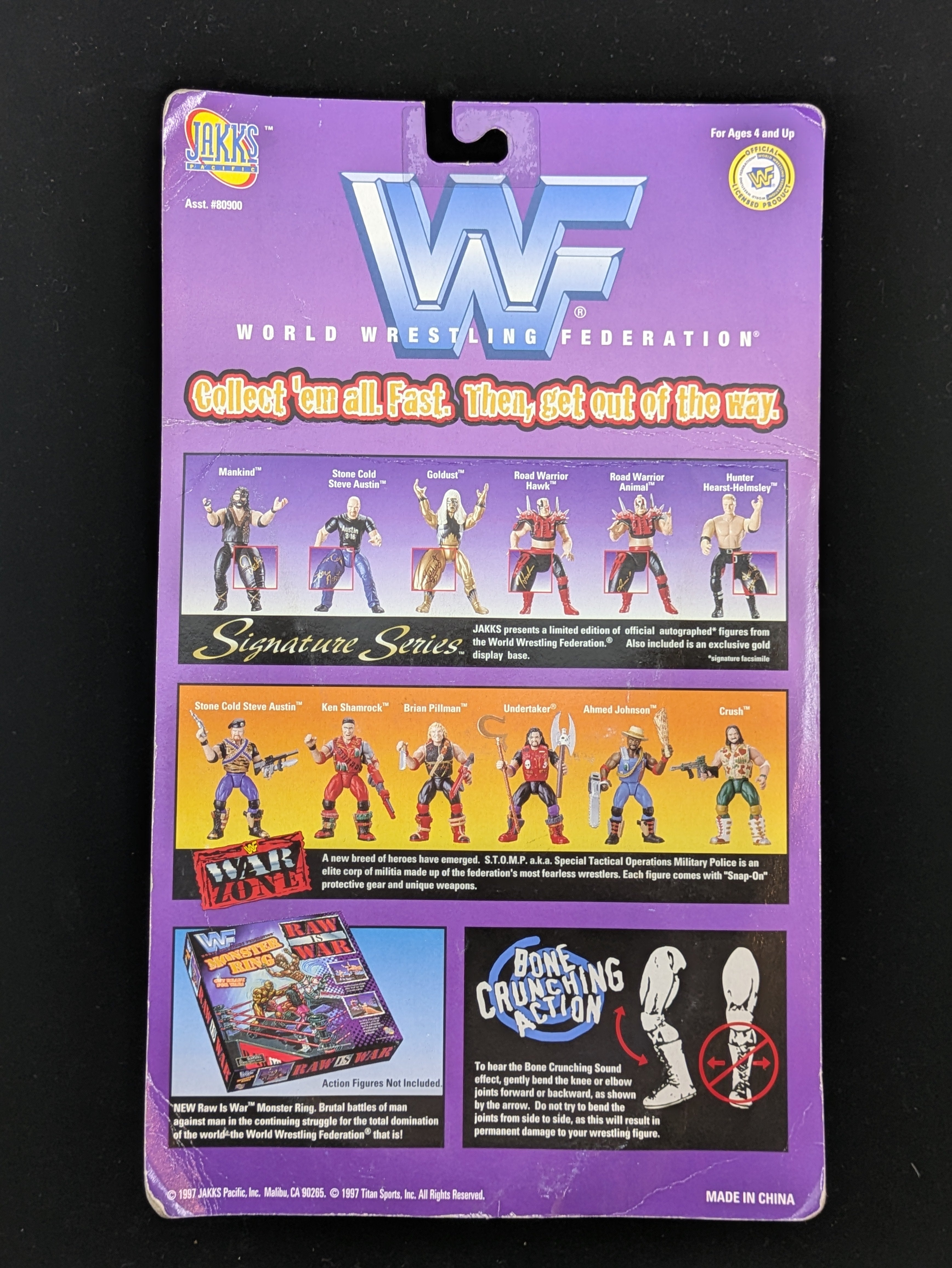 Road Warrior Hawk - WWF Signature Series - Autographed