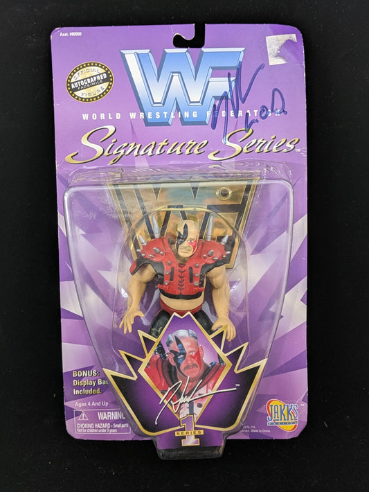 Road Warrior Hawk - WWF Signature Series - Autographed
