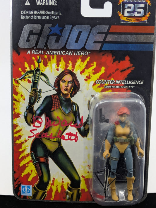 Scarlett - Counter Intelligence GI Joe - Signed by BJ Ward